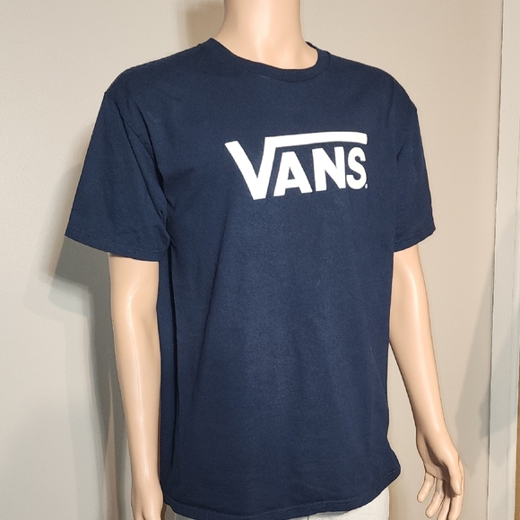 Vans Dark Blue Logo Tee - Picture 3 of 5